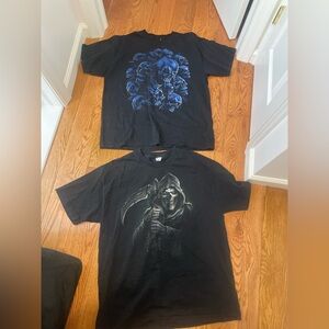 Vintage Graphic skulls  Y2K vintage tshirts bundle three 6 mafia style